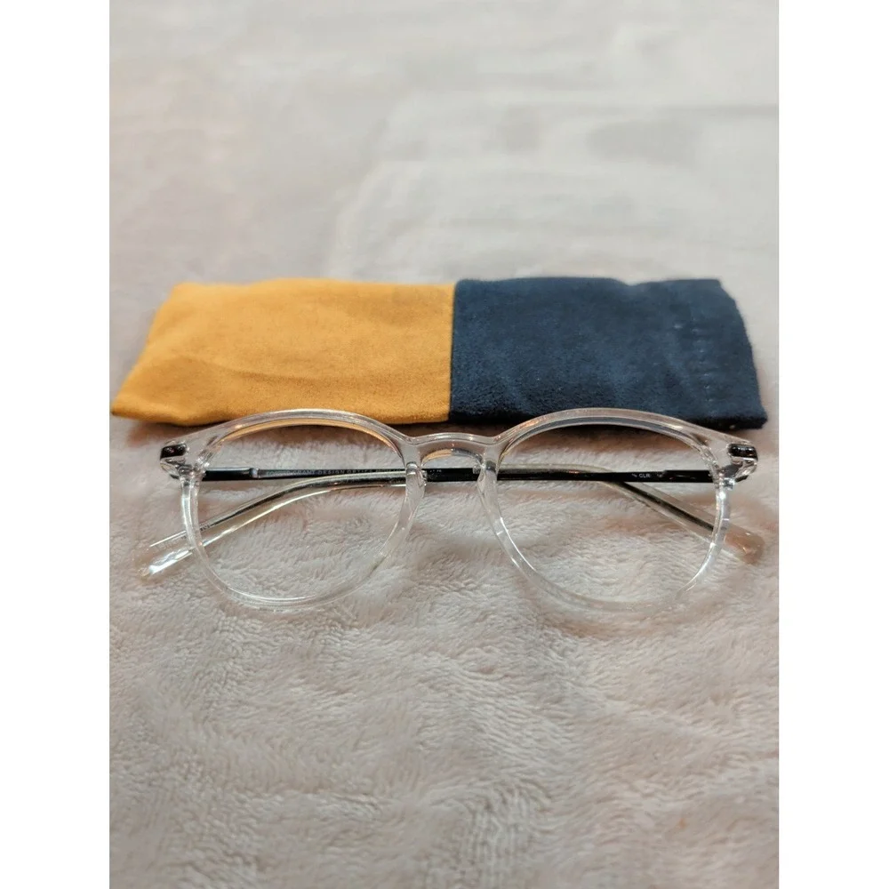Foster Grant Design Optics Clear Round Glasses Frames  PD62 (FRAMES ONLY)